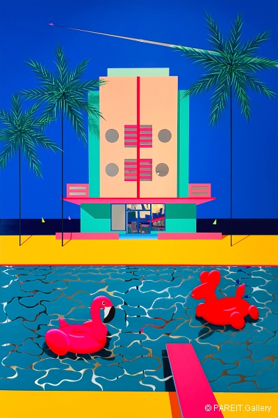 DERECQUE Isabelle - The flamingo side of Miami Vice
